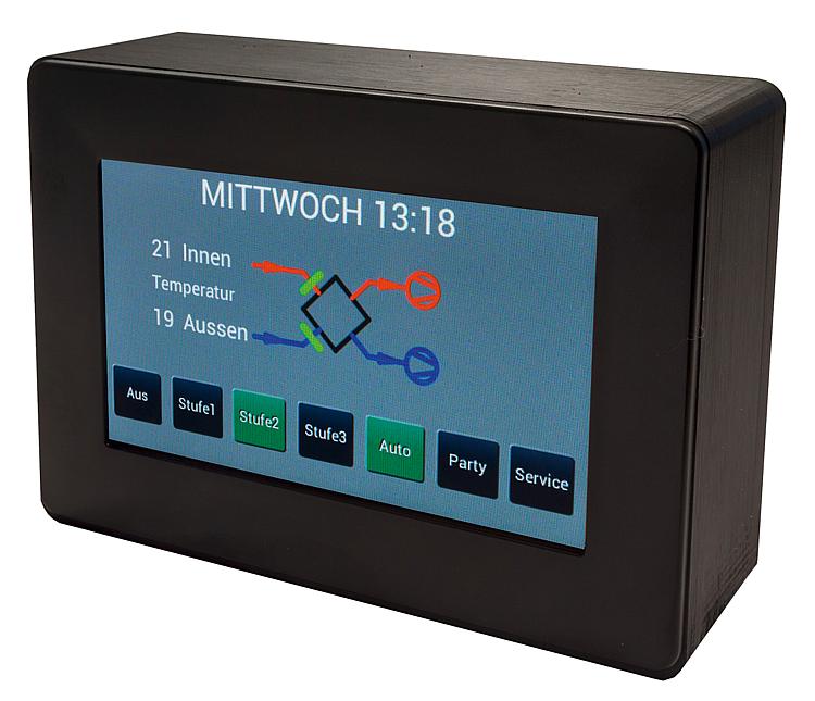 Aufputz-Gehäuse passend zu Touchdisplay4,3" Aufputz-Gehäuse passend zu Touchdisplay4,3"
