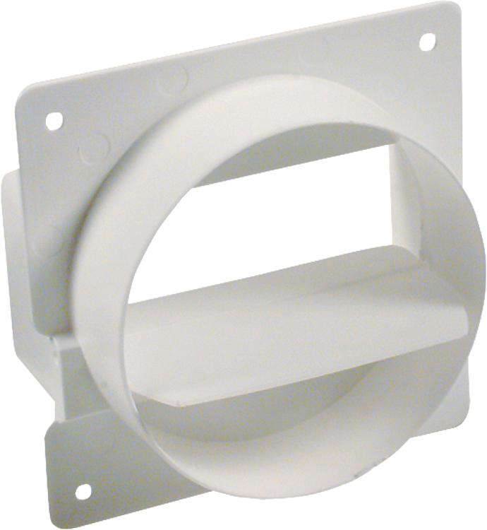 Rückstauklappe Flachrohr 150 mm, weiß Rückstauklappe Flachrohr 150 mm, weiß