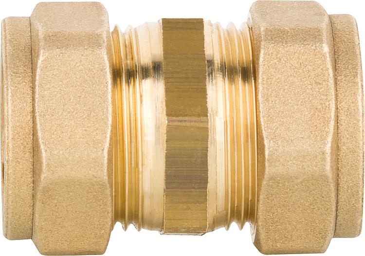 Klemmringverschraubung Ms. gerade Verschraubung 18x18 Klemmringverschraubung Ms. gerade Verschraubung 18x18