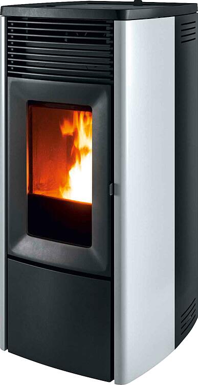 Pelletofen MCZ EGO Hydromatic 8 R, Grundgerät mit Verkleidung Weiß Metall , 8,0 KW Pelletofen MCZ EGO Hydromatic 8 R, Grundgerät mit Verkleidung Weiß Metall , 8,0 KW