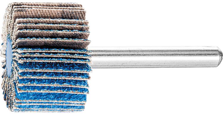 Fächerschleifer Pferd F, Ø 30 x 20 mm, Schaft-Ø 6 mm, Körnung A 60