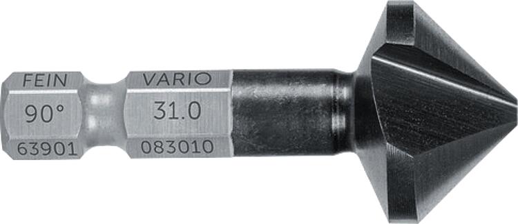 Kegelsenker Fein, 31,0 mm (M14), 90°, mit VARIO Bit-Schaft