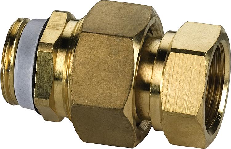 Absperrverschraubung 3/4" für Ausdehnungsgefäße Absperrverschraubung 3/4" für Ausdehnungsgefäße