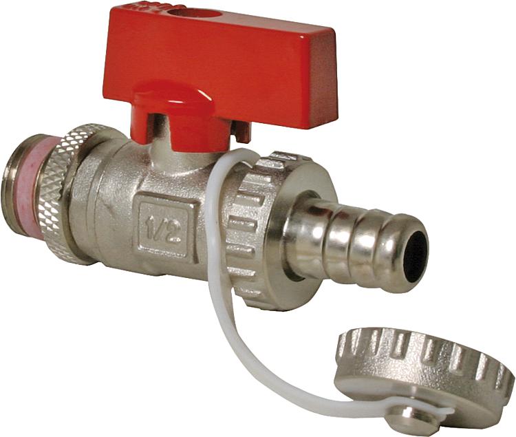 KFE-Kugelhahn mit Hebel DN15 (1/2") vernickelt Schwermodell KFE-Kugelhahn mit Hebel DN15 (1/2") vernickelt Schwermodell