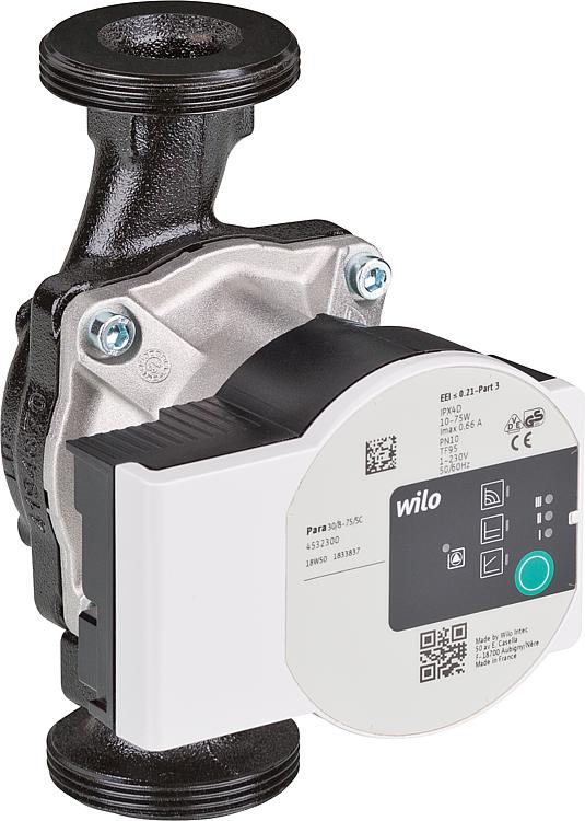 Ersatzumwälzpumpe Wilo Para 30/8 SC DN 32(1 1/4") Baulänge 180mm, 230V Ersatzumwälzpumpe Wilo Para 30/8 SC DN 32(1 1/4") Baulänge 180mm, 230V