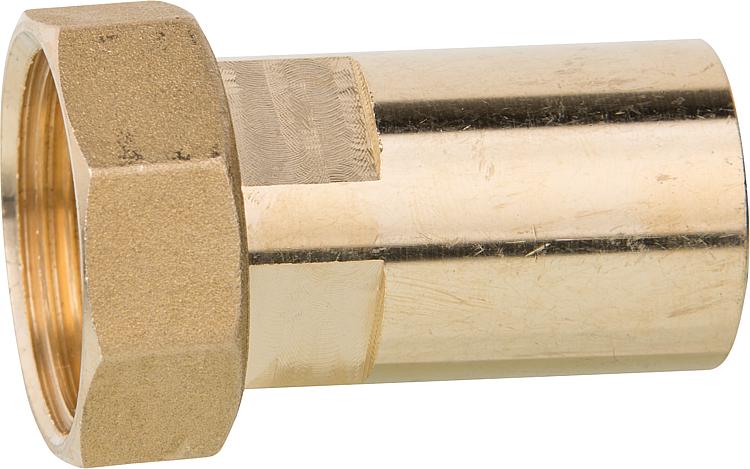Verschraubung auf Press-Löt- stutzen, 3/4"ÜWM x 22mm-Stutzen, Messing,inkl.Dicht