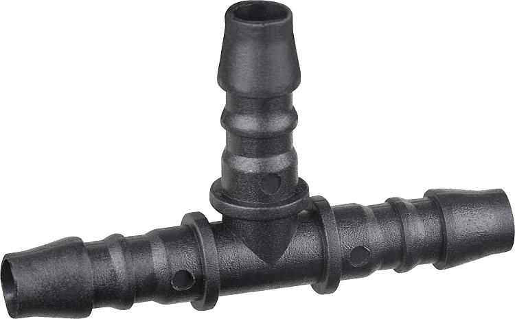 T-Stück Kunststoff außen 6 mm, VPE = 5 Stück T-Stück Kunststoff außen 6 mm, VPE = 5 Stück