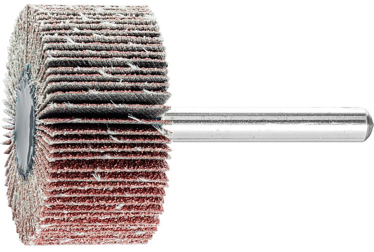 Fächerschleifer Pferd F, Ø 40 x 20 mm, Schaft-Ø 6 mm, Körnung A 80