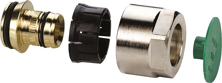 Anschluss-Set F3-n 14x2-3/4" SW 27 vernickelt Anschluss-Set F3-n 14x2-3/4" SW 27 vernickelt