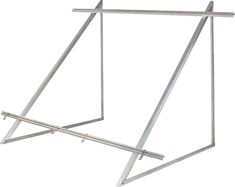 Flachdachmontageset für 1 Kollektor SX 2.0 waagerecht Flachdachmontageset für 1 Kollektor SX 2.0 waagerecht