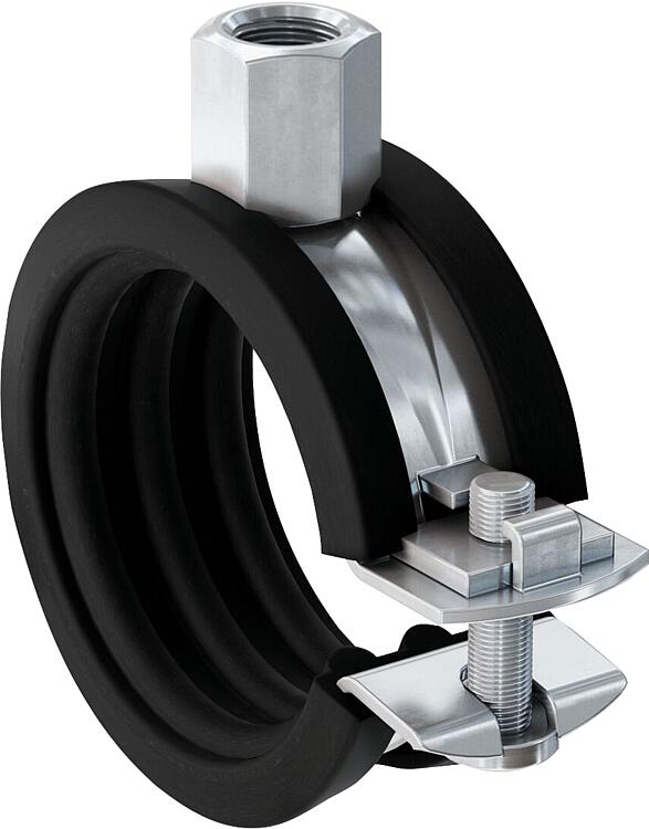 Clip-Rohrschelle 1/2" 20 - 24 mm M8+M10, verzinkt