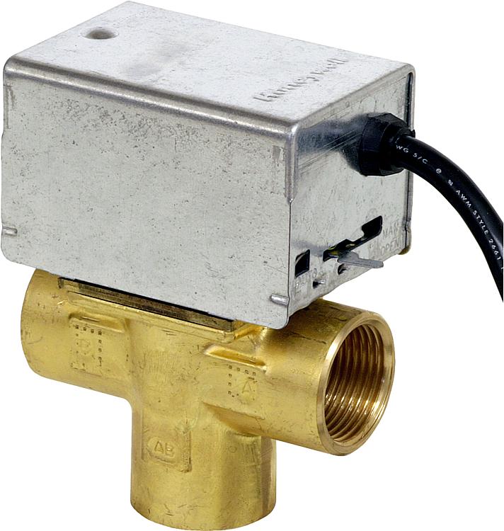 Honeywell Dreiwegezonenventil V 4044 C 1312 B, mit Handverst. 1",230 V, 50 Hz, 6 Honeywell Dreiwegezonenventil V 4044 C 1312 B, mit Handverst. 1",230 V, 50 Hz, 6