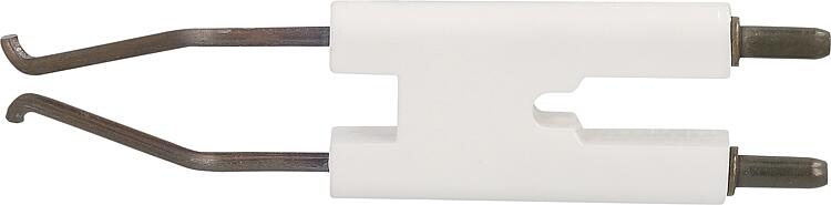 Doppelzündelektrode für Weishaupt WL 30-A/ZA Anschluss 4 mm Doppelzündelektrode für Weishaupt WL 30-A/ZA Anschluss 4 mm