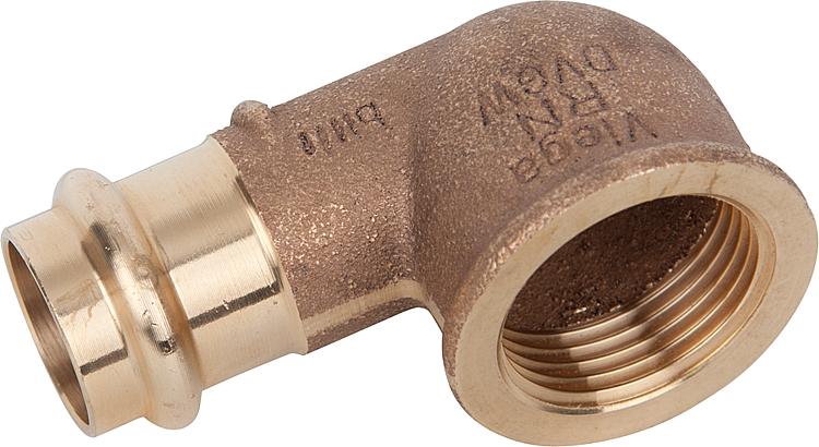 Sanpress Übergangswinkel 90  Modell 2214.2 mit V-Contur d12x1/2