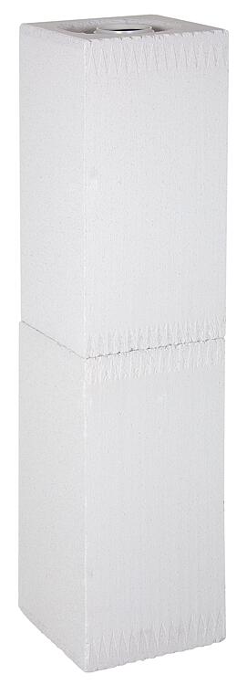 Schachtelement Unifix 165, mit Kunststoff-Abgasleitung, DN80, 1000mm Schachtelement Unifix 165, mit Kunststoff-Abgasleitung, DN80, 1000mm