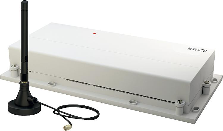 Funk-Fussbodenheizungsleiste Hera Octo,8-Zonen 230V/AC Funk-Fussbodenheizungsleiste Hera Octo,8-Zonen 230V/AC