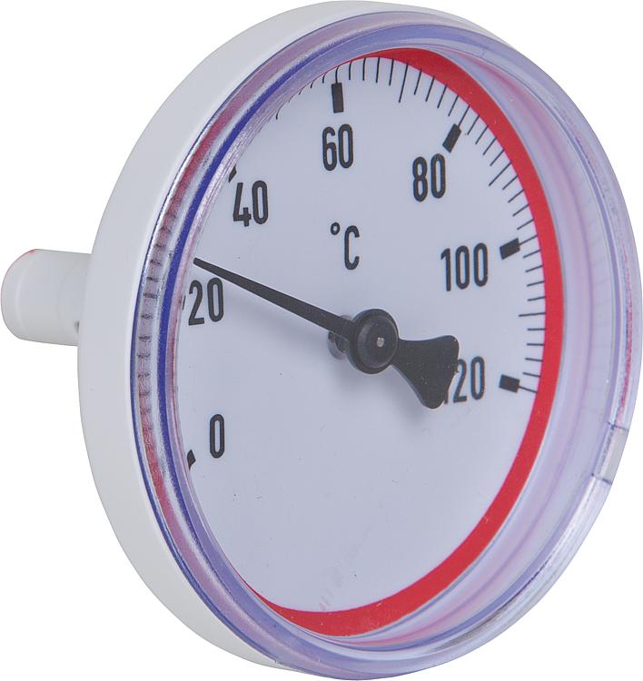 Vorlaufthermometer rot für Kugelhähne Easyflow Vorlaufthermometer rot für Kugelhähne Easyflow