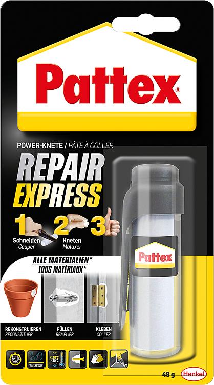 Reparaturknete PATTEX Powerknete Repair Express 48g Blisterkarte Reparaturknete PATTEX Powerknete Repair Express 48g Blisterkarte