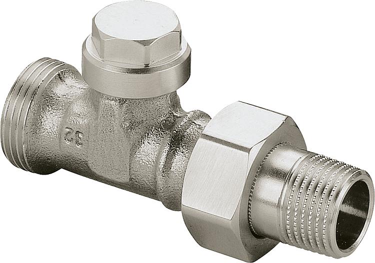 Durchgang Heizkörper-Rücklaufverschrau-bung mit Außengewinde G3/4 DARE 15 (1/2") Durchgang Heizkörper-Rücklaufverschrau-bung mit Außengewinde G3/4 DARE 15 (1/2")