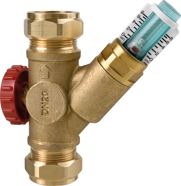Abgleichventil WattFlow OL beidseitige Klemmverschraubung SRVOL-KVSR DN 20 15 mm Abgleichventil WattFlow OL beidseitige Klemmverschraubung SRVOL-KVSR DN 20 15 mm
