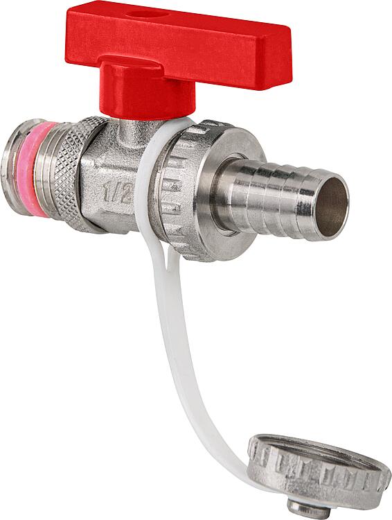 KFE Kugelhahn mit Hebel DN15 (1/2") Messing vernickelt mit Teflondicht. KFE Kugelhahn mit Hebel DN15 (1/2") Messing vernickelt mit Teflondicht.