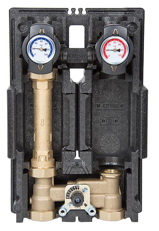 Heizkreisset K32 Heat Bloc DN 25(1") mit 3-Wegemischer ohne Pumpe