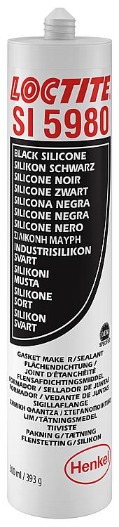 Universal-Flächendichtung flexibel (Silikon) LOCTITE SI 5980 schwarz 300ml Kartusche Universal-Flächendichtung flexibel (Silikon) LOCTITE SI 5980 schwarz 300ml Kartusche
