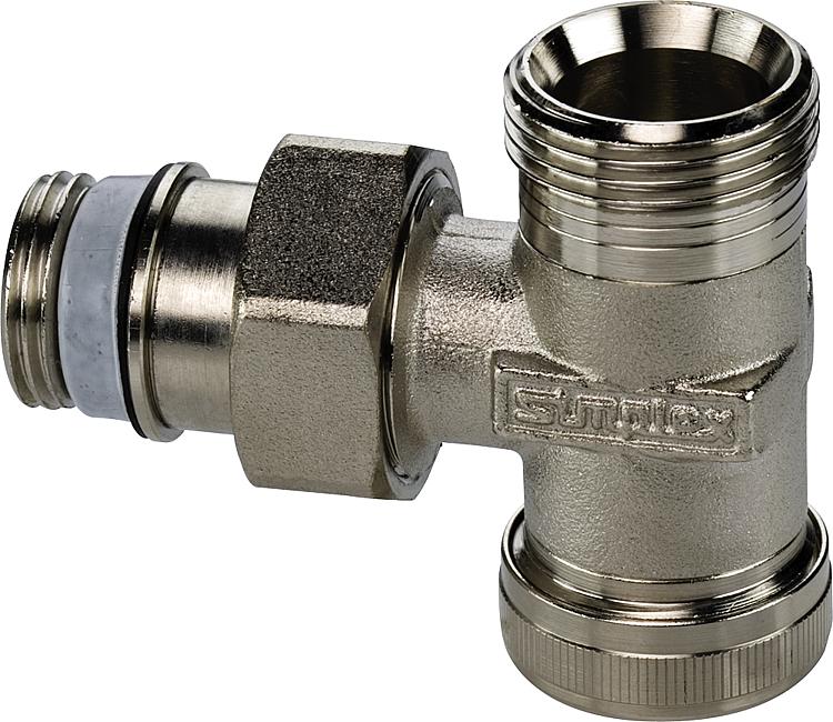 Rücklaufverschraubung Typ AG/M Messing vernickelt 1/2" x 3/4" Ausführung: Eck Rücklaufverschraubung Typ AG/M Messing vernickelt 1/2" x 3/4" Ausführung: Eck