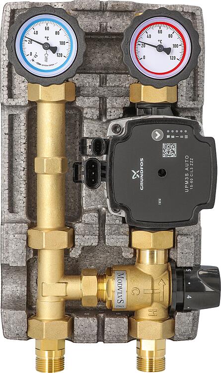Heizkreisset Easyflow DN20 Konstantwert-Regelkreis thermisch 20-43° mit Pumpe Grundfos UPM3S AUTO 15-60 Heizkreisset Easyflow DN20 Konstantwert-Regelkreis thermisch 20-43° mit Pumpe Grundfos UPM3S AUTO 15-60