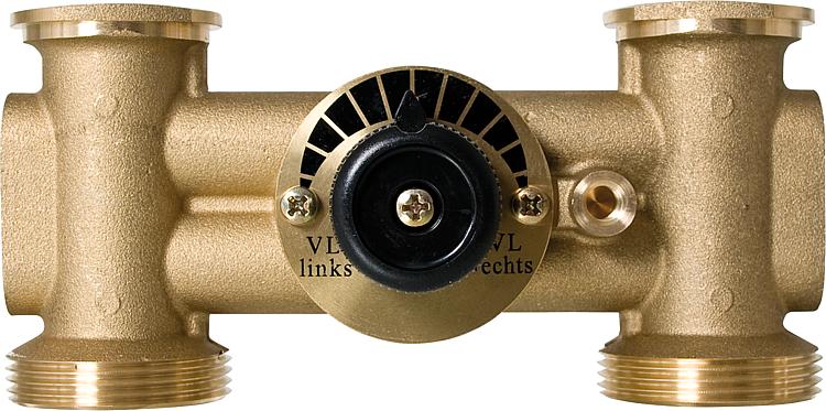 Vierwegemischer Messing für Heizkreisset Easyflow 3 + 6