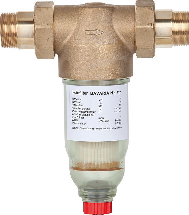 BWG Feinfilter DVGW Typ Bavaria N 1 1/2" BWG Feinfilter DVGW Typ Bavaria N 1 1/2"