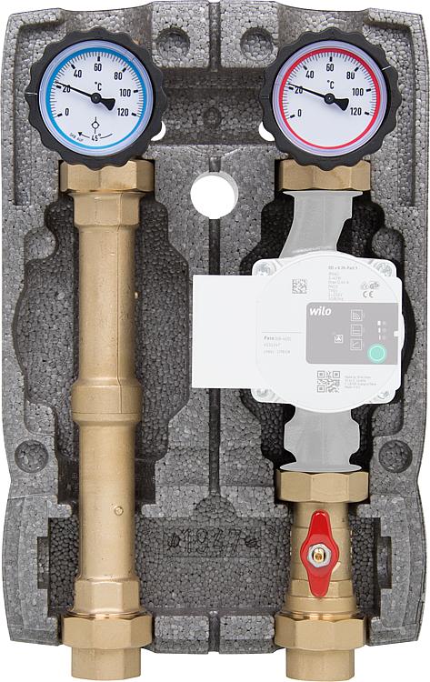 Heizkreisset Easyflow DN25 R1" mit Isolierung ungemischt Heizkreisset Easyflow DN25 R1" mit Isolierung ungemischt
