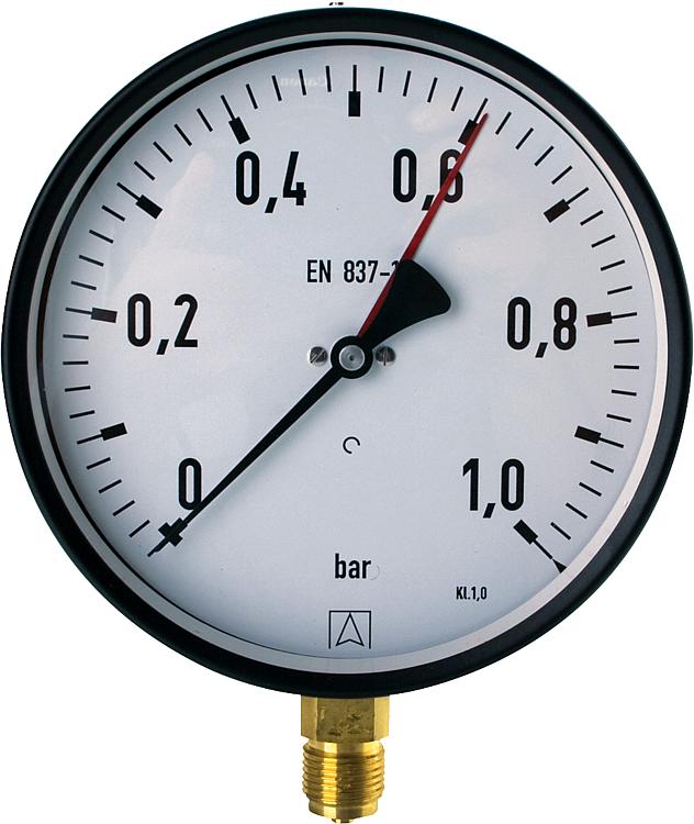 Manometer 0-2,5 bar 160mm  G1/2