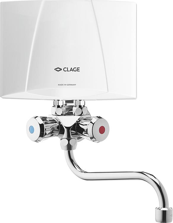 Kleindurchlauferhitzer Clage M3/SMB m.Zweigriffmischer,230V, Übertisch,drucklos Kleindurchlauferhitzer Clage M3/SMB m.Zweigriffmischer,230V, Übertisch,drucklos