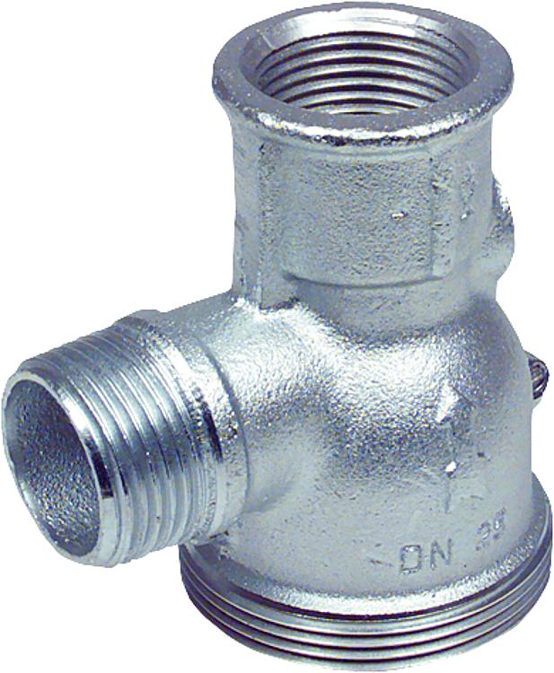 Anschlussstück, Eckform passend für BK 4+BK 6, verzinkt