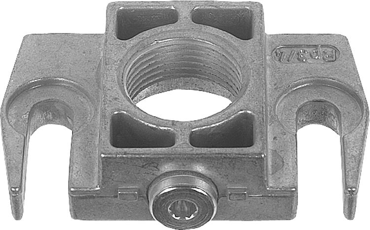 Anschlussflansch Rp  1/2"  für Gas-Multi-Bloc 405/407 Anschlussflansch Rp  1/2"  für Gas-Multi-Bloc 405/407