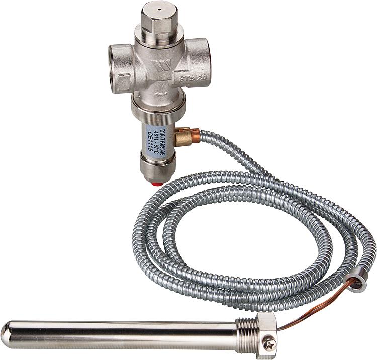 Thermische Ablaufsicherung DN20(3/4"), Kapilarohrlänge 1,30 m Thermische Ablaufsicherung DN20(3/4"), Kapilarohrlänge 1,30 m