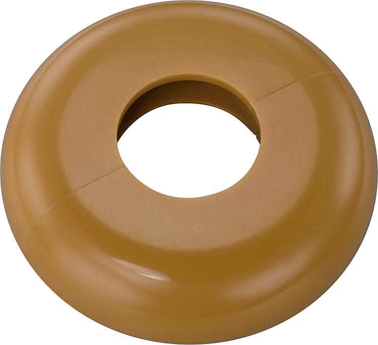 Doppelrosette - Typ Mailand Braunbeige - 15 mm Doppelrosette - Typ Mailand Braunbeige - 15 mm
