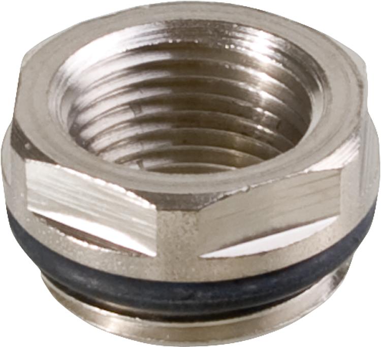 Reduzierstück 1/2" x 3/8" mit O-Ring Reduzierstück 1/2" x 3/8" mit O-Ring
