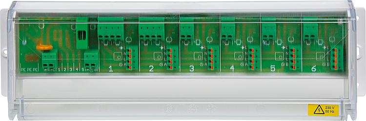 Regelverteiler Evenes Typ ASV6-101, 230V für 6 Heizkreise Regelverteiler Evenes Typ ASV6-101, 230V für 6 Heizkreise