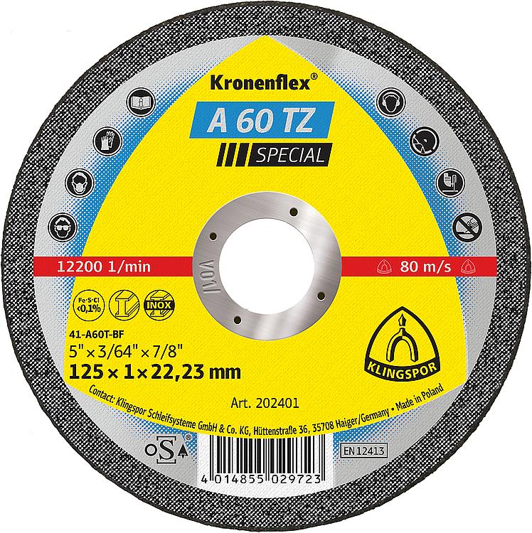 Trennscheibe KLINGSPOR 125x1,0x22,23mm Trennscheibe KLINGSPOR 125x1,0x22,23mm