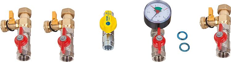 Hydraulik-Anschluss-Set KRB Ausführung gerade Hydraulik-Anschluss-Set KRB Ausführung gerade