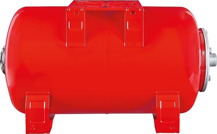 Ausdehnungsgefäß 20L Horizontal Intervarem Stahl rot Membrane wechselbar Ausdehnungsgefäß 20L Horizontal Intervarem Stahl rot Membrane wechselbar