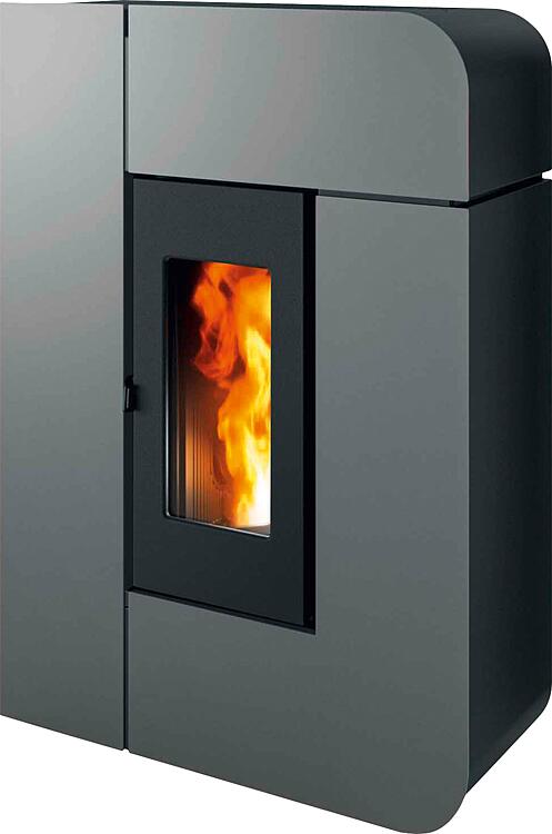 Pelletofen MCZ Alea Air 7 R, Grundgerät mit Verkleidung Silber Metall, 7,0 KW Pelletofen MCZ Alea Air 7 R, Grundgerät mit Verkleidung Silber Metall, 7,0 KW