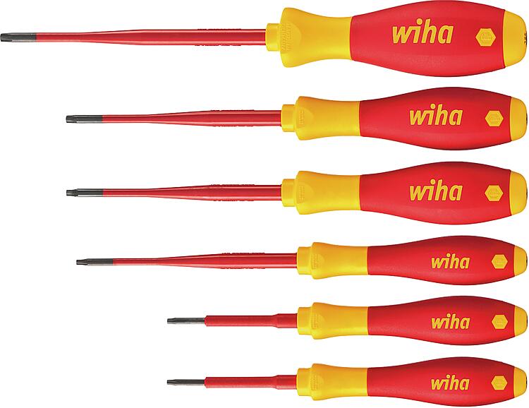 VDE-Schraubendreher-Satz Wiha® Torx® slimFix, 6-teilig