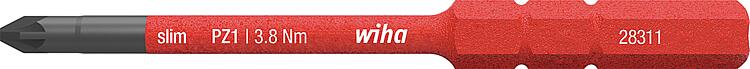 VDE-slimBit Wiha® Pozidriv PZ1 VDE-slimBit Wiha® Pozidriv PZ1