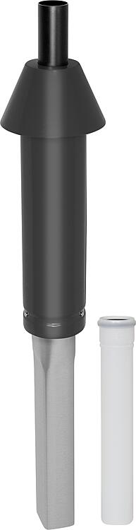 Dachdurchführung nano LAS 60/125 0.4 m schwarz Dachdurchführung nano LAS 60/125 0.4 m schwarz