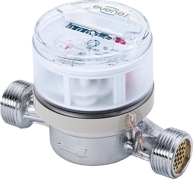 Warmwasserzähler EVENES Q3 4, DN20(3/4"),Bl: 130mm inkl.Beglaubigungsgebühr Warmwasserzähler EVENES Q3 4, DN20(3/4"),Bl: 130mm inkl.Beglaubigungsgebühr
