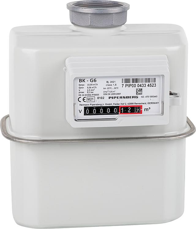 Gaszähler BK G10, Einstutzen DN 40