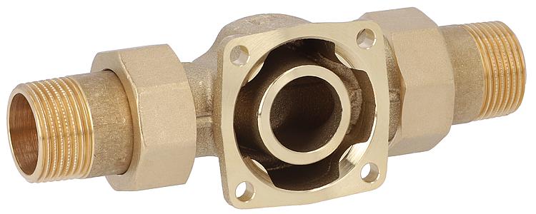 Drehbares Anschluss-Stück DA74C, Messing DN20 (3/4") Drehbares Anschluss-Stück DA74C, Messing DN20 (3/4")